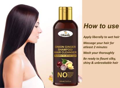 Oilanic Premium Onion Ginger Shampoo 100 ml