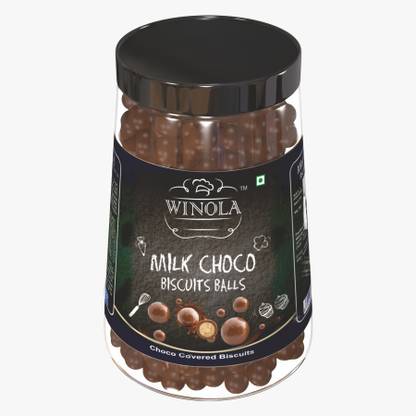 Winola Milk Choco Biscuits Balls Crackles  (380 g)