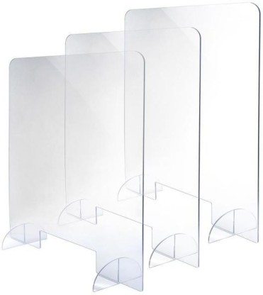 Sneeze Guard 30 x 24 Protective Sneeze Guard for Counter and Desk-Freestanding Clear Acrylic Table Shield for Business and Customer Safety,Portable Plexiglass Barrier,Food Screen Guard for Counter a 