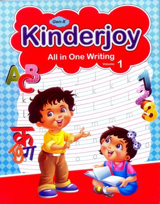 Kinderjoy All In One Writing Book, For Nursary , Pre Nursary ...