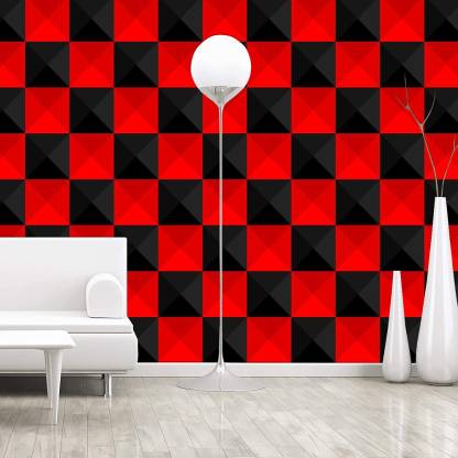 wallpaper pattern red and black