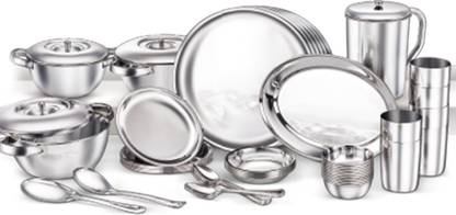 Judge by TTK Prestige Pack of 51 Stainless Steel Dinner Set  (Silver)
