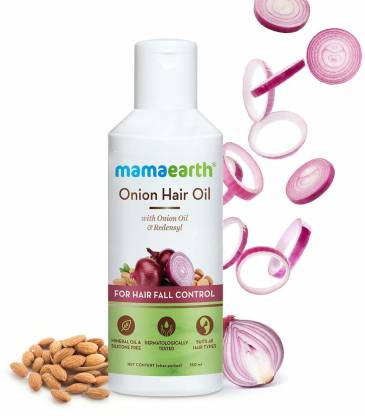 MAMA earth-Onion Oil for Hair Regrowth - Hair Fall Control Hair Oils 150ml Hair  Oil - Price in India, Buy MAMA earth-Onion Oil for Hair Regrowth - Hair  Fall Control Hair Oils