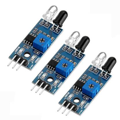 geeta enterprises (Pack of 3) IR Proximity Sensor for line follower and ...