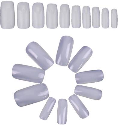 Gleevia Artificial Nails Natural White Square Shape | Finger Nail Extension UV/LED Acrylic DIY Square Nails Tip 500pc Unbreakable Fake Nails Natural White - Price in India, Buy Gleevia Artificial Nails Natural Gleevia Artificial Nails Natural White Square Shape | Finger Nail Extension UV/LED Acrylic DIY Square Nails Tip 500pc Unbreakable Fake Nails Natural White - Price in India, Buy Gleevia Artificial Nails Natural