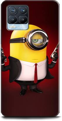 INDICRAFT Back Cover for Realme 8, RMX3085 DETECTIVE, MINION, ART CARTOON, MOVIE, ANIMATION - INDICRAFT : INDICRAFT Back Cover for Realme 8, RMX3085 DETECTIVE, MINION, ART CARTOON, MOVIE, ANIMATION - INDICRAFT :