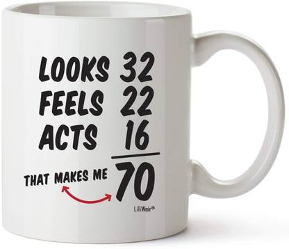 Devron 70th Birthday Gifts For Women Seventy Years Old Men Gift Happy Funny 70 Mens Womens