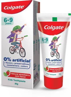 Colgate Kids (6-9 years) Natural Strawberry Mint Flavour Toothpaste  (80 g)