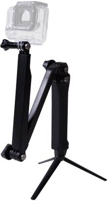 Fitup Go Pro 3 Way Grip Arm Foldable Selfie Stick Stabilizer Adjustable Monopod Mount Holder For Action Cameras And All Gopro Hero With Long Screw Tripod Kit Fitup Flipkart Com
