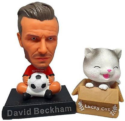 Daiyamondo David Beckham With Lucky cat 2 Big Size Bobble Head - Action Figure Moving Head Bobblehead Daiyamondo David Beckham With Lucky cat 2 Big Size Bobble Head - Action Figure Moving Head Bobblehead