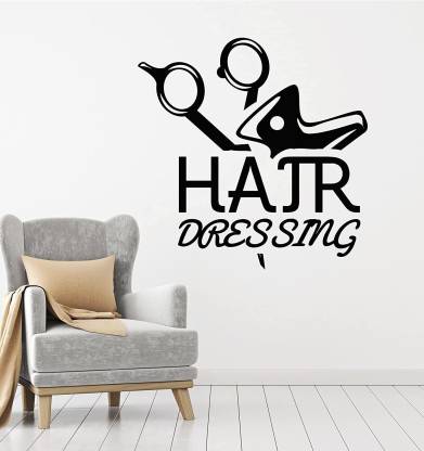 VVWV Hair Dressing Quotes Wall Sticker for Beauty Parluor Barbershop  Massage Spa Hair Salon Quotes Make Up Nail Art Decal L X H 40 X 40 Cms  Price in India - Buy