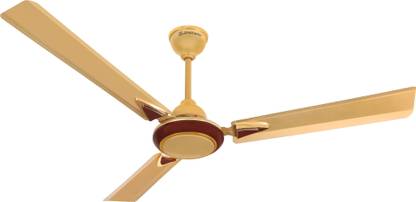[Use Paytm Wallet] Longway Starlite-1 P1 1200 mm Ultra High Speed 3 Blade Ceiling Fan  (Golden Beige, Pack of 1)