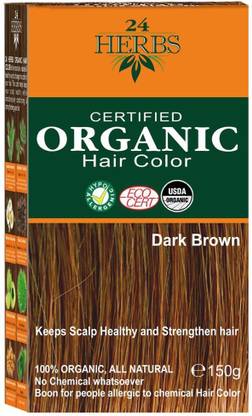 24 Herbs Certified Organic Dark Brown Chemical Free Hair Color , Dark Brown - Price in India, Buy 24 Herbs Certified Organic Dark Brown Chemical Free Hair Color , Dark Brown Online 24 Herbs Certified Organic Dark Brown Chemical Free Hair Color , Dark Brown - Price in India, Buy 24 Herbs Certified Organic Dark Brown Chemical Free Hair Color , Dark Brown Online