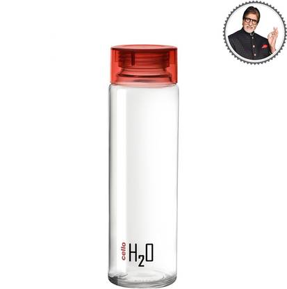 Cello By Cello H2o Glass Fridge Water Bottle Red 1000 Ml Bottle Buy Cello By Cello H2o Glass Fridge Water Bottle Red 1000 Ml Bottle Online At Best Prices In India