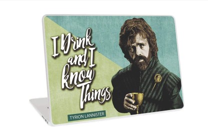 Sticker I Drink and I Know Things Decal Choose Color & Size Game of Thrones 