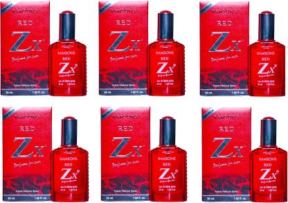 Buy RAMSONS Red ZX Perfume 30ML Each (Pack of 6) Eau de Parfum 