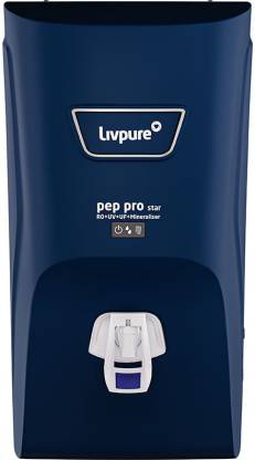 LIVPURE Liv-pep-pro-star 7 L RO + UV + UF + Minerals Water Purifier  (Blue, White)