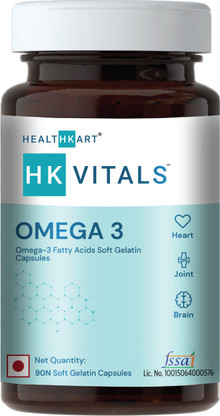 HEALTHKART Omega 3 1000mg (with 180mg EPA and 120mg DHA) Fish Oil  Supplement Price in India - Buy HEALTHKART Omega 3 1000mg (with 180mg EPA  and 120mg DHA) Fish Oil Supplement online