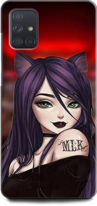 Wall Art Back Cover For Samsung Galaxy 1 Girl Anime Pink Lovely Girl Cartoon Cute Girl Doll Wall Art Flipkart Com