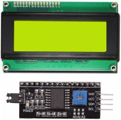 circuitcomponents GREEN 20x4-LCD-Display-with-IIC-I2C-Serial-Interface ...