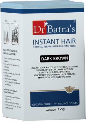 Dr Batra's Instant Hair Natural keratin Hair Building Fibre Dark Brown - 12 gm (Pack of 2) 2Q4000000260 Medium Hair Volumizer Powder Price in India - Buy Dr Batra's Instant Hair Natural Dr Batra's Instant Hair Natural keratin Hair Building Fibre Dark Brown - 12 gm (Pack of 2) 2Q4000000260 Medium Hair Volumizer Powder Price in India - Buy Dr Batra's Instant Hair Natural