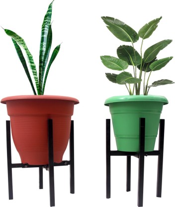 Plants Display Rack Fits Up to 10 Inch Planter Planter Not Included Winning Plant Stand Mid Century Modern Tall Flower Pot Stands Indoor Outdoor Metal Potted Plant Holder 