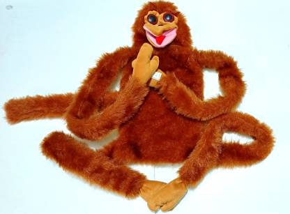 A SARKAR MAGIC WORLD VENTRILOQUISM TALKING MONKEY PUPPET / VENTRILOQUIST  MONKEY PUPPET - 43 cm - VENTRILOQUISM TALKING MONKEY PUPPET / VENTRILOQUIST  MONKEY PUPPET . Buy MONKEY toys in India. shop for
