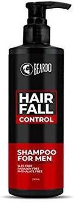 BEARDO Hair Fall Control Shampoo for Men, 250ml | SLES Free | Paraben Free | PHTHALATE FREE | Reduces Hairfall, Nourishes hair  (250 ml) at Rs. 168