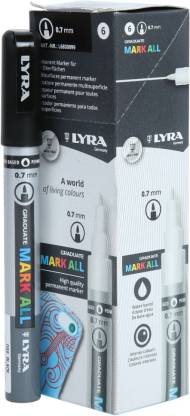 Musty Peculiar provide Flipkart.com | Lyra Graduate Mark All 0.7mm Permanent Art Marker - Art  Marker