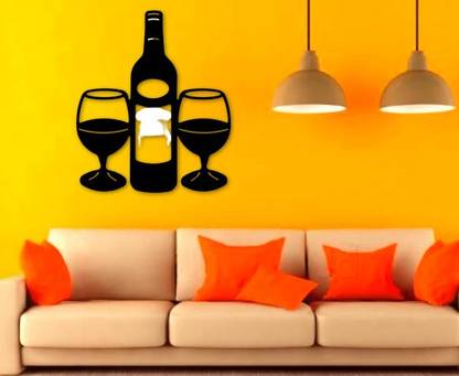 Alien Wine Art Wall Decor Metal Hanging Wall Art for kitchen ...