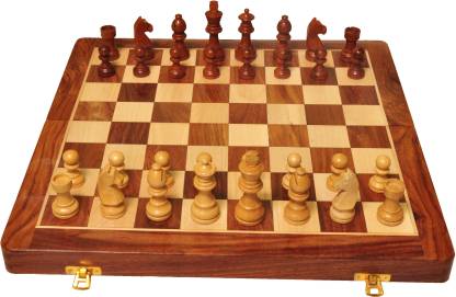 14 inch magnetic wooden chess board made with finest indian original imag3htzjpgegggu