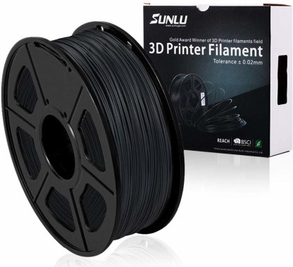 1kg Spool Dimensional Accuracy +/- 0.02 mm 1.75 mm Carbon Fiber Black SUNLU Carbon Fiber PLA filament 1kg 1.75mm 3D Printer Filament 