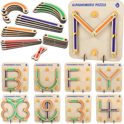 Creative Kids Wooden Mathematical Intelligence Sticks Figures Game Preschool GA 
