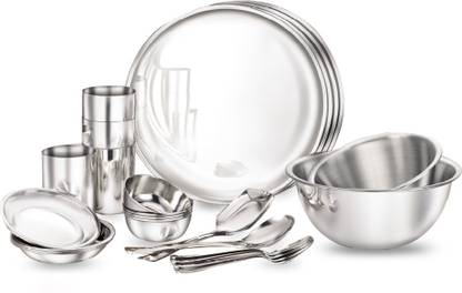 Judge by TTK Prestige Pack of 24 Stainless Steel Dinner Set  (Silver)