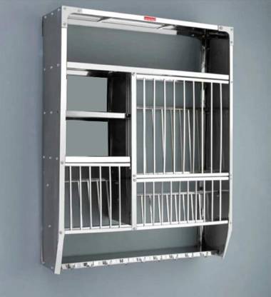 A One Wall Mounted Dish Rack 39x36 Utensil Kitchen In India At Flipkart Com - Wall Mounted Stainless Steel Kitchen Rack Shelf A One Wall Mounted Dish Rack 39x36 Utensil Kitchen In India At Flipkart Com - Wall Mounted Stainless Steel Kitchen Rack Shelf