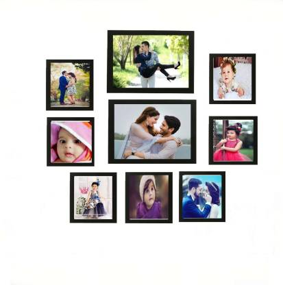 SJM ENTERPRISES Wood Personalized, Customized Gift Best Friends Reel Photo Collage gift for Friends, BFF with Frame, Birthday Gift,Anniversary Gift Wall