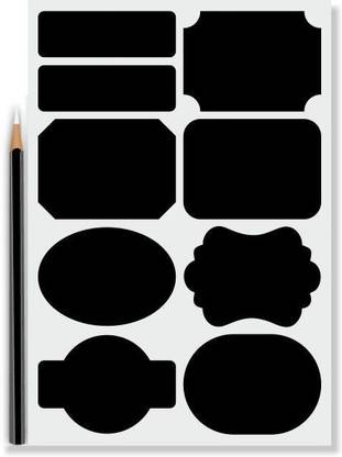 Sudha Ad Print Jar Sticker Labels with Pencil Small Self Adhesive Sticker