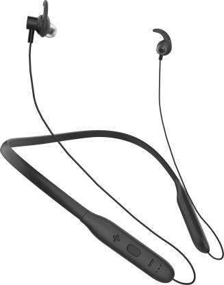 TECHFIRE TUNE 200 Platinum Series Neckband – Low Price Bluetooth Neckband Bluetooth Headset  (Black, In the Ear)