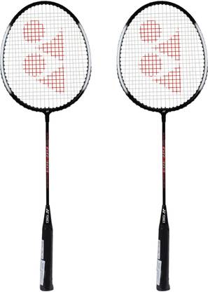 YONEX GR 303 F Black, Black Strung Badminton Racquet  (Pack of: 2, 95 g)