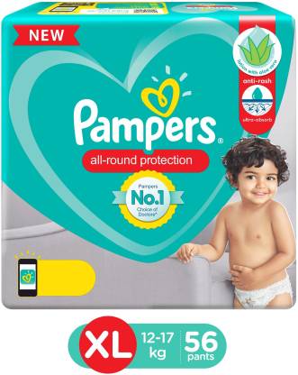 Pampers Diaper Pants – XL  (56 Pieces)
