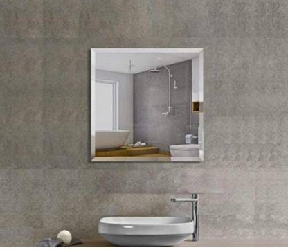 Aaina Frameless 12x12 Square Sabbling, How Much Do Frameless Bathroom Mirrors Cost