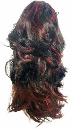 NAIRA 2 in 1 Extension For Women & Girls 22 Inch (Straight & Wavy) with Clutch (BLACK WITH RED HIGHLIGHTS) Hair Extension Price in India - Buy NAIRA 2 in 1 Extension NAIRA 2 in 1 Extension For Women & Girls 22 Inch (Straight & Wavy) with Clutch (BLACK WITH RED HIGHLIGHTS) Hair Extension Price in India - Buy NAIRA 2 in 1 Extension