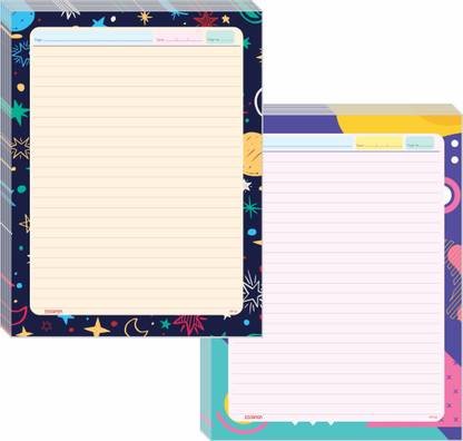 Flipkart.com | ESCAPER Premium Multicolor Series Ruled A4 70 ...