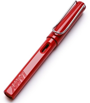 Medium Red LAMY safari Nib Fountain Pen Model 016 