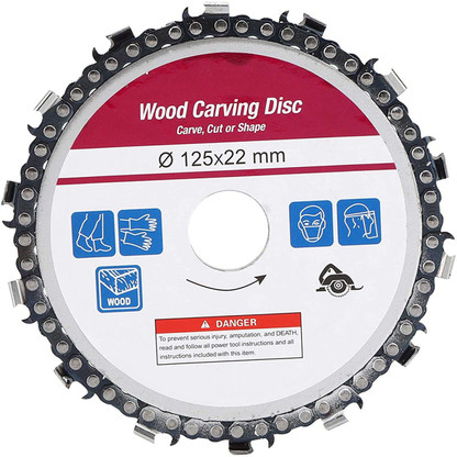 IGL Trading Wood Carving Chain Disc, 5 