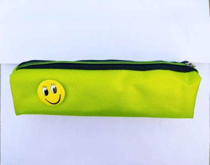 kanchibazaar Sweet Smiley Pencil Pouch Art Polyester Smiley Art Polyester Pencil Box