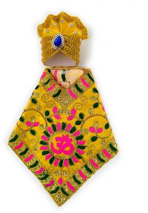 Sai Baba Dress_ Size No. 1 for Idol Height -12