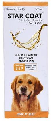 skyec Star Coat Skin and coat Tonic for Dogs and Cats for healthy skin ,shiny coat and control hair fall Pet Health Supplements Price in India - Buy skyec Star Coat Skin skyec Star Coat Skin and coat Tonic for Dogs and Cats for healthy skin ,shiny coat and control hair fall Pet Health Supplements Price in India - Buy skyec Star Coat Skin