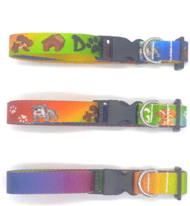 plain white dog collar