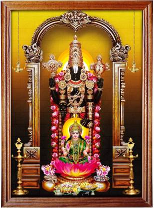 mperor God Venkateswara Swamy With Lakshmi Photo Frame Religious Frame  Price in India - Buy mperor God Venkateswara Swamy With Lakshmi Photo Frame  Religious Frame online at 